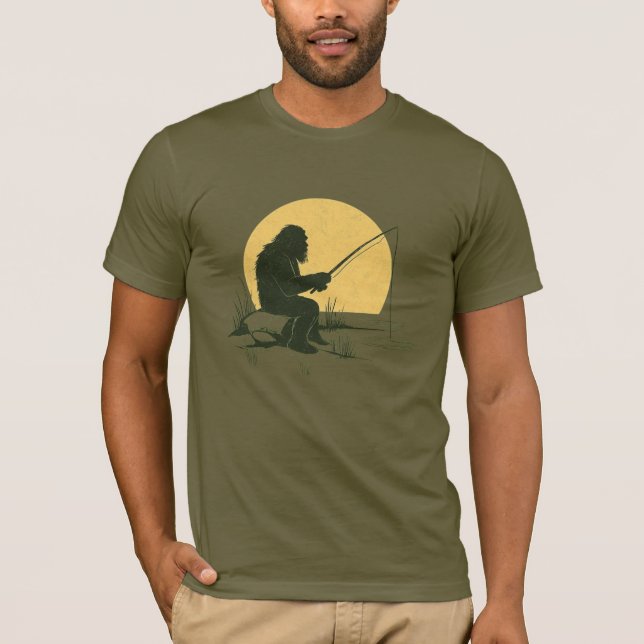 Camiseta Camisas de pesca Sasquatch - Tee al aire libre de  (Anverso)