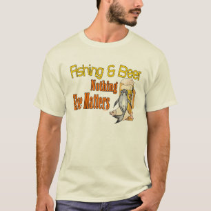 Camiseta Camisas de pesca y pesca de cerveza