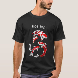 Camiseta Camisas de pescado Koi para hombres Pond Lover Tee