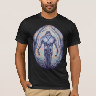 Camiseta Camisas de pie de playa Sasquatch masculino y Maid