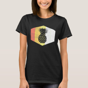 Camiseta Camisas de piña vintage estilo retro hawaiano
