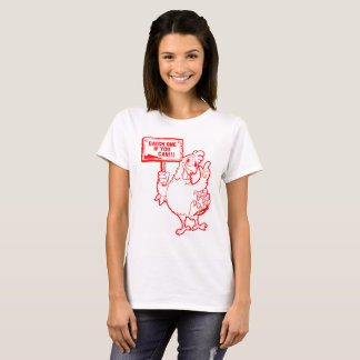 Camiseta Camisas de pollo de 3 patas para mujeres