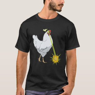 Camiseta Camisas de pollo láser escuadrón 1