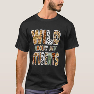 Camiseta Camisas de profesores de imprenta de animales en z