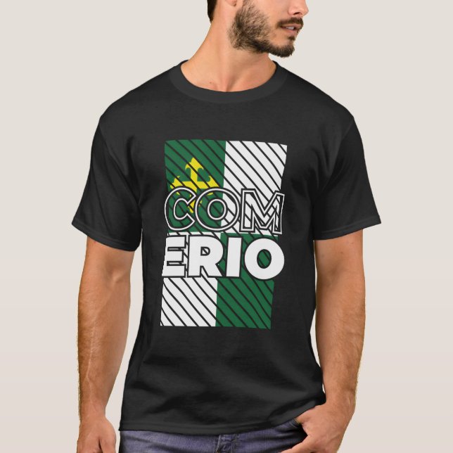Camiseta Camisas De Puerto Rico Hecho En Comerio (Anverso)