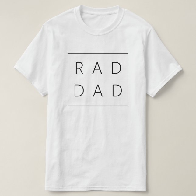 Camiseta Camisas de Rad Dad para el Día del Padre (Diseño del anverso)
