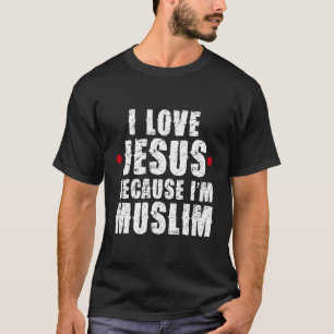 Camiseta Camisas de Ramadán Mubarak Corán Amo Jesús Musulma