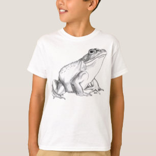 Camiseta Camisas de rana Bullfrog Camisas de arte Kid Rana