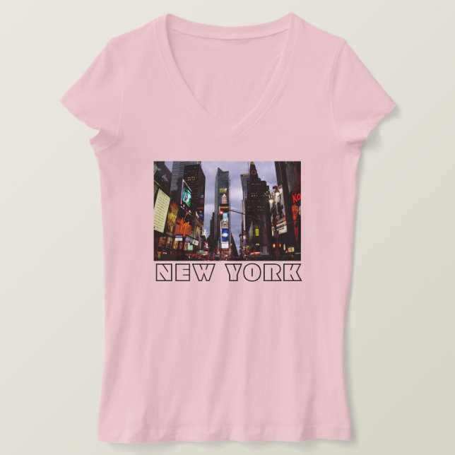 Camiseta Camisas de recuerdo de Nueva York Times Square NYC (Anverso del diseño)