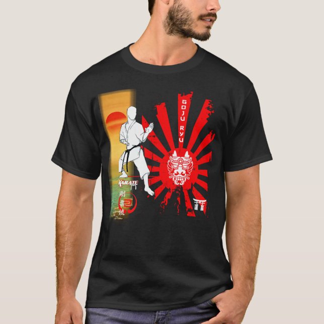 Camiseta Camisas de Samurai para la comunista de Goju Ryu K (Anverso)