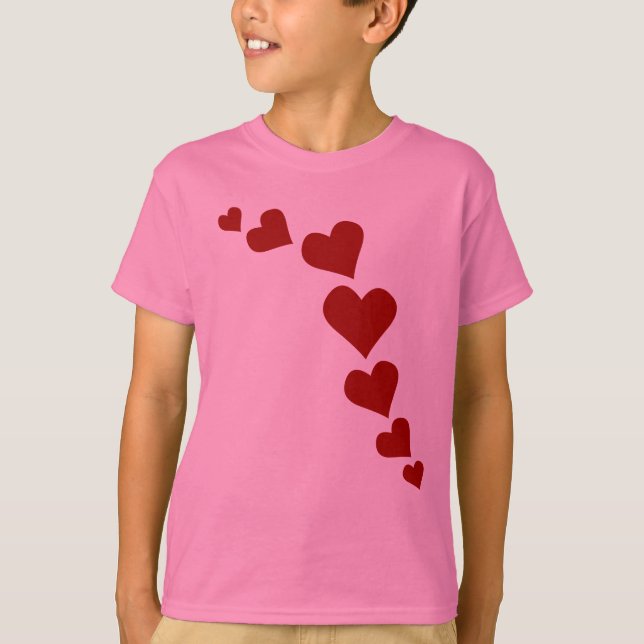Camiseta Camisas de San Valentín de San Valentín, niño de l (Anverso)