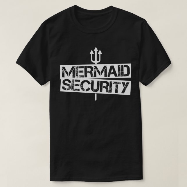 Camiseta Camisas de seguridad para sirenas hombres hombres  (Diseño del anverso)