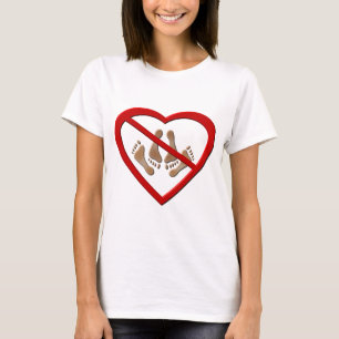 Camiseta Camisas de señas prohibidas para las señoras de am