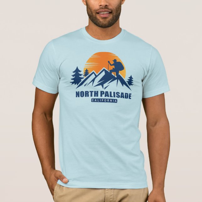 Camiseta Camisas de Senderismo de la Palisade Norte de Retr (Anverso)