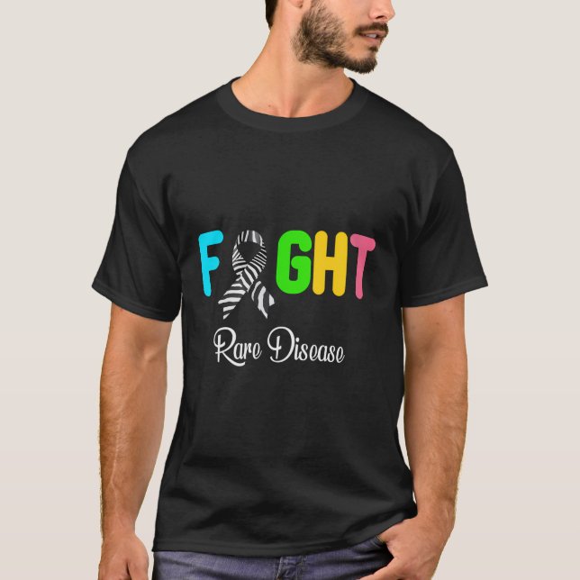 Camiseta Camisas de sensibilización sobre enfermedades rara (Anverso)