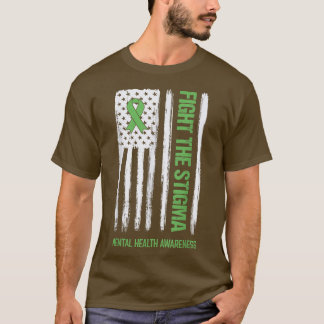 Camiseta Camisas De Sensibilización Sobre Salud Mental Luch