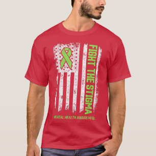 Camiseta Camisas De Sensibilización Sobre Salud Mental Luch