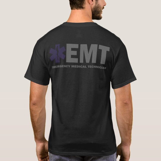 Camiseta Camisas de servicio de EMT sumergidas/tácticas (Reverso)
