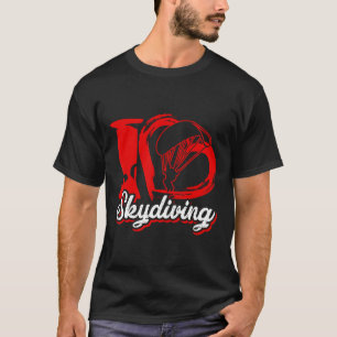 Camiseta Camisas de Skydiving I Love Skydiving