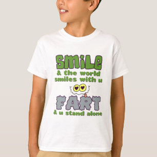Camiseta Camisas de Smile Fart - elegir estilo y color