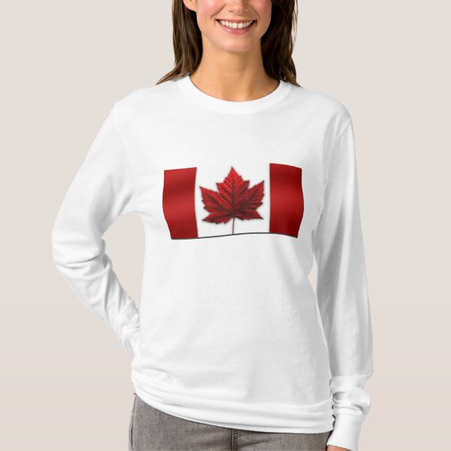 Camiseta Camisas de souvenirs de las mujeres de Canadá Cami (Anverso)