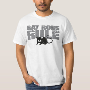 Camiseta Camisas de té clásicas para autos Rat Rods Rule Re