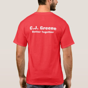 Camiseta Camisas de té con el logo de C.J. greene