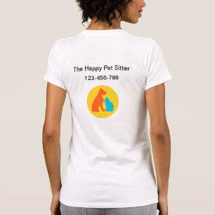 Camiseta Camisas de té con el logotipo del sitio del mascot