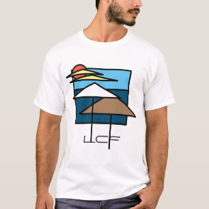Camiseta Camisas de té con temas de playa, hombres negros