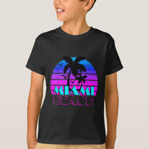 Camiseta Camisas de té de la Novedad de Miami Beach Vintage
