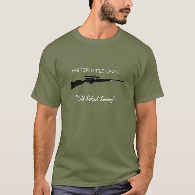 Camiseta Camisas de té del francotirador británico (Anverso)