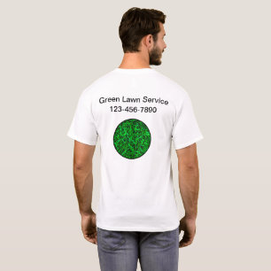 Camiseta Camisas de té para el logotipo comercial Lawn Care