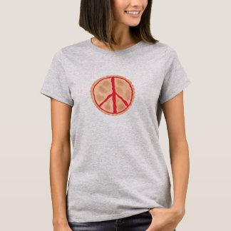 Camiseta Camisas de té para la tarta de la paz de cerezo