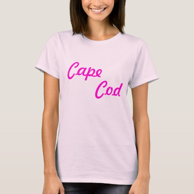 Camiseta Camisas de té y café de Cabo Cod (Anverso)