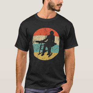 Camiseta Camisas de teclado Vintage Retro Music T Shirt
