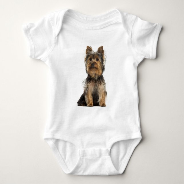 Camiseta Camisas de Tee de Perro de Yorkshire Terrier (Anverso)