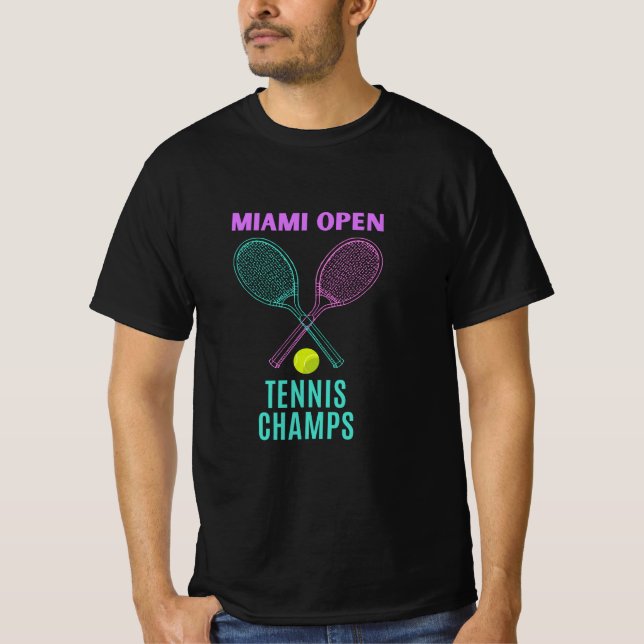 Camiseta Camisas de tenis abiertas de Miani (Anverso)