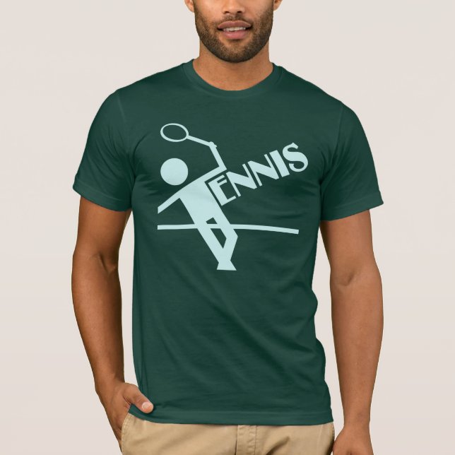 Camiseta Camisas de tenis - elegir estilo y color, personal (Anverso)