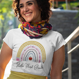 Camiseta Camisas de tercer grado del arcoiris | Volver a la