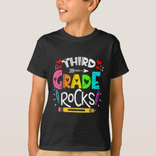 Camiseta Camisas de tercer grado del maestro de rock de gra