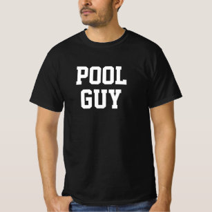 Camiseta Camisas de tipo de billar para hombres que limpian