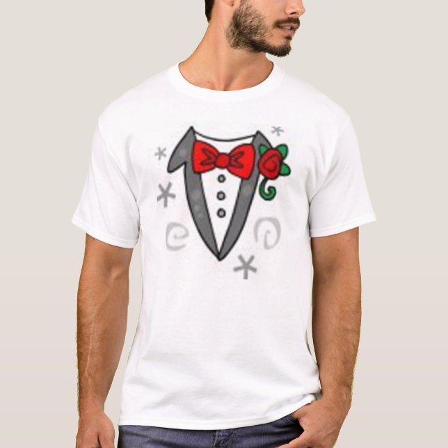 Camiseta Camisas de Tuxedo (Anverso)