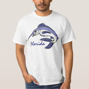 Camiseta Camisas de valor de marlín azul de Florida
