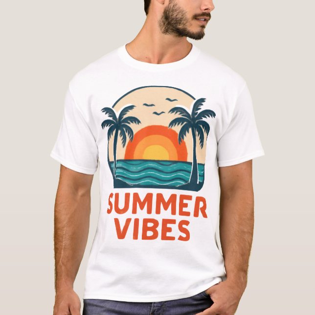 CAMISETA CAMISAS DE VERANO PLAYA (Anverso)
