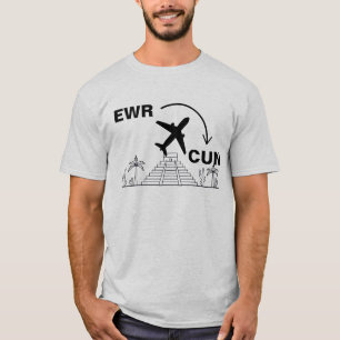 Camiseta Camisas de viaje a Cancún México