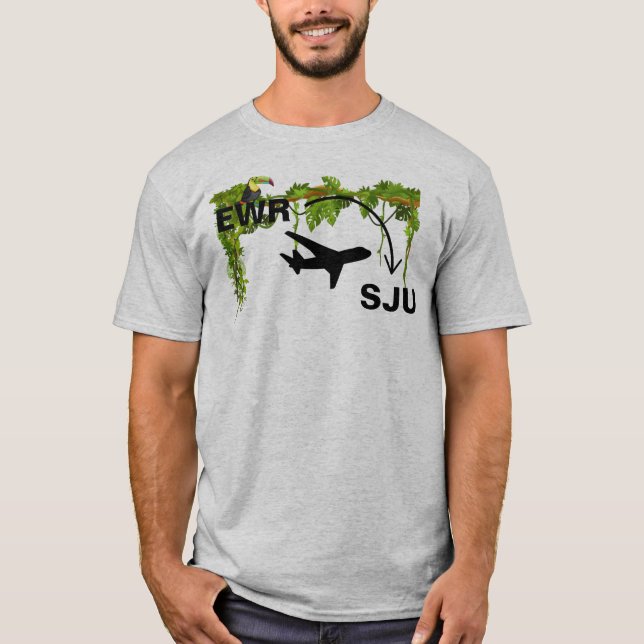 Camiseta Camisas de viaje a San Juan Puerto Rico (Anverso)