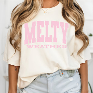 Camiseta Camisas de Vibes de Verano Melty Weather, vacacion