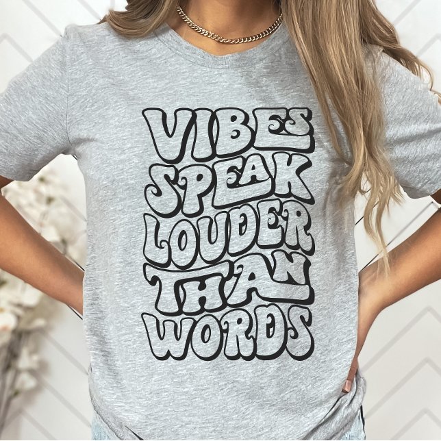 Camiseta Camisas de vibraciones retro, las vibraciones son  (Subido por el creador)