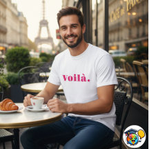 Camisas de Voilà, regalo de los franceses, palabra