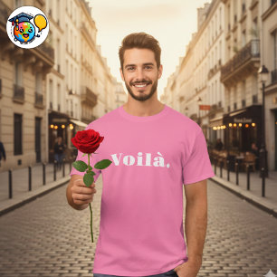 Camiseta Camisas de Voilà, regalo de los franceses, palabra